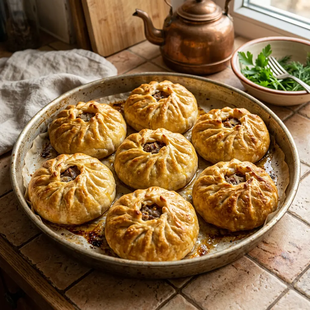 Baked Manti Buns