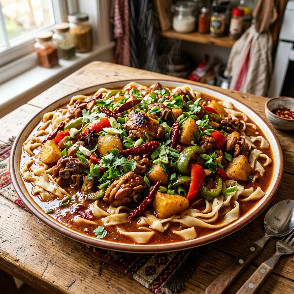 Hand-Pulled Lagman Noodles