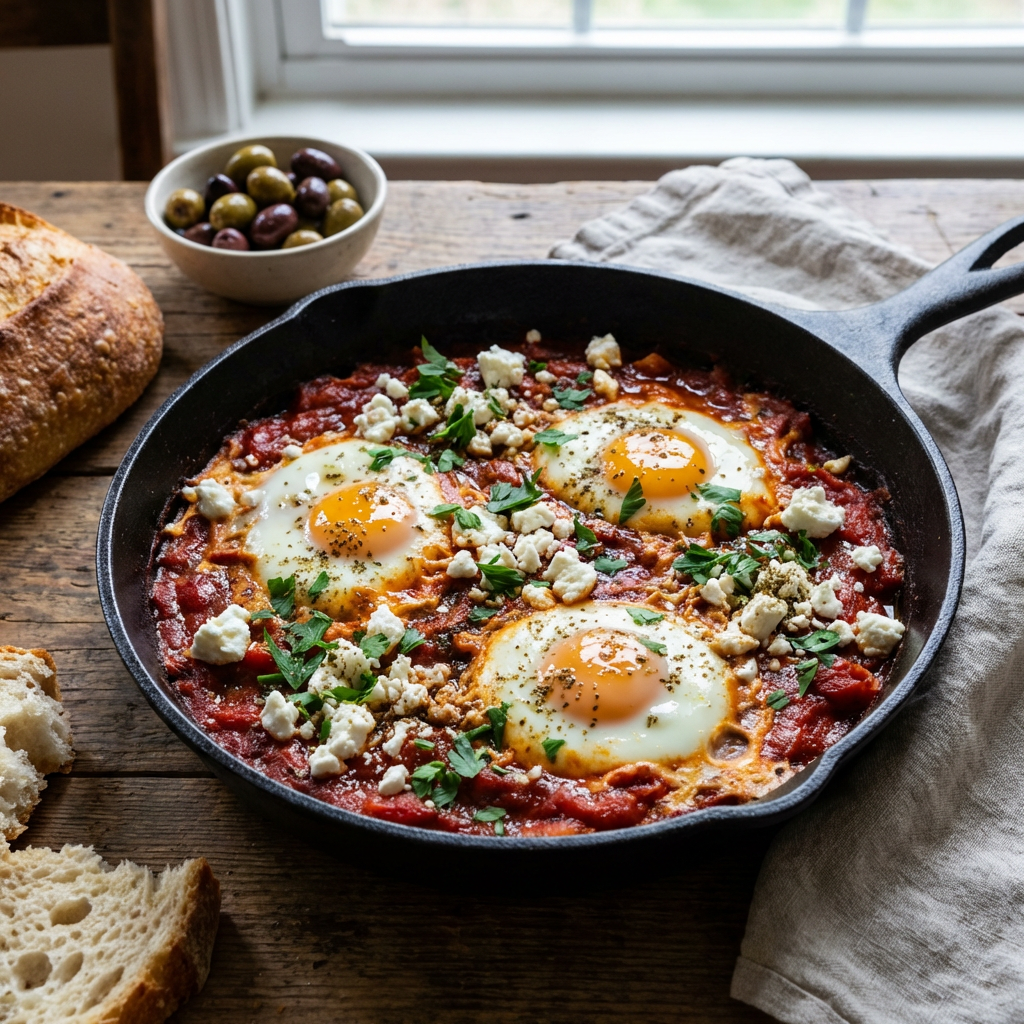 Smoky Skillet Shakshuka
